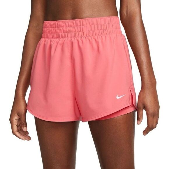 Nike Pants - Women's Nike Dri Loose Fit DX6010 Mid-Rise Brief Lined Shorts XS small pink